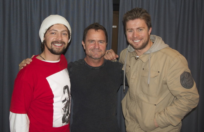 Bud Keene with Richie Johnston and myself