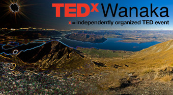 Homepage graphic for TEDxWanaka website